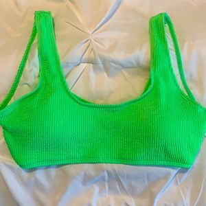 🆕 Neon Green bikini top